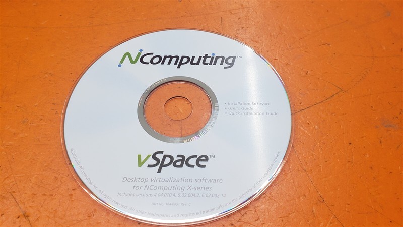⭐️⭐️⭐️⭐️⭐️ NComputing Software Installation CD For X-Series