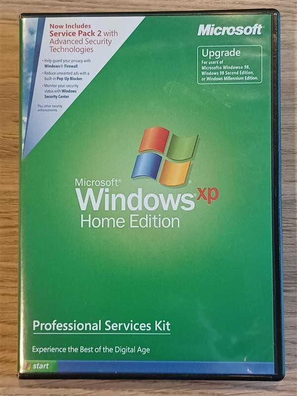 Microsoft Windows XP Home Edition Upgrade Professional Services Kit ServicePack2
