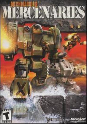 MechWarrior 4 Mercenaries PC CD planet robot combat battle civil war game add-on