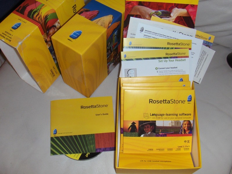 Rosetta Stone-Chinese (Mandarin)-Levels 1 2 3 Used No Headphones gallery