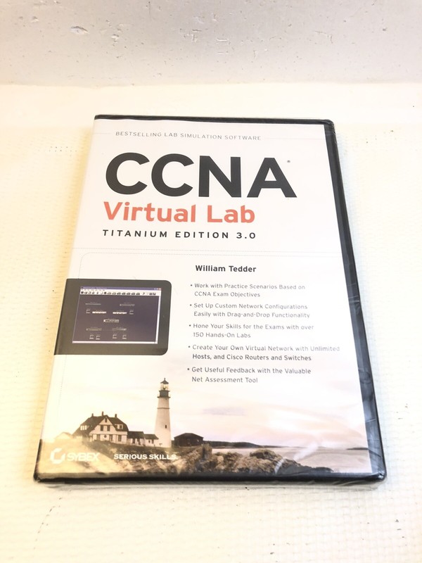 CCNA Wiley Virtual Simulator Software Lab Titanium Edition 3.0 NEW Windows 7 XP