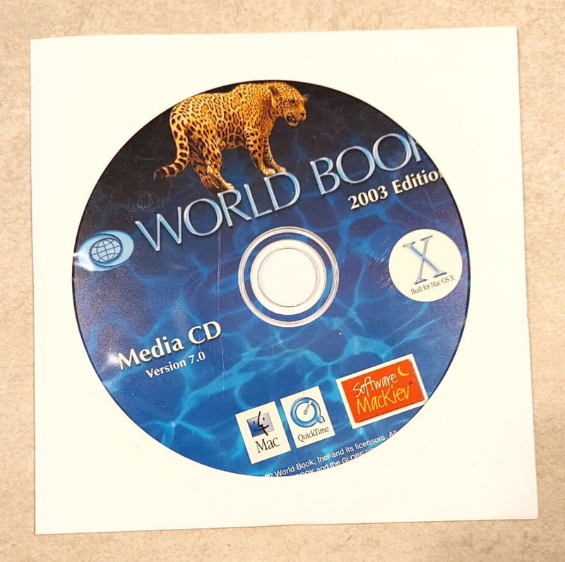 Apple MacBook Pro Mac iMac eMac Life 04 Software and World Book Media CD gallery