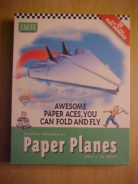 IMSI Creative Adventures Paper Planes 28 Easy to Fold Designs CD for Windows/MAC