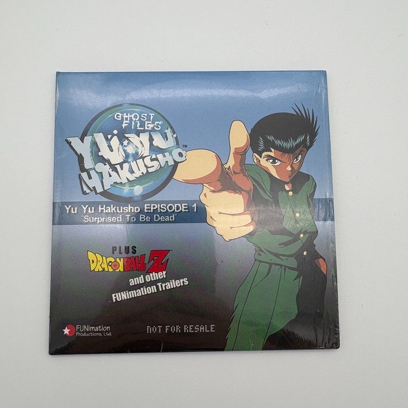 Ghost Files Yu Yu Hakusho Episode 1 Dragonball Z FUNimation Trailers CD-ROM 2002