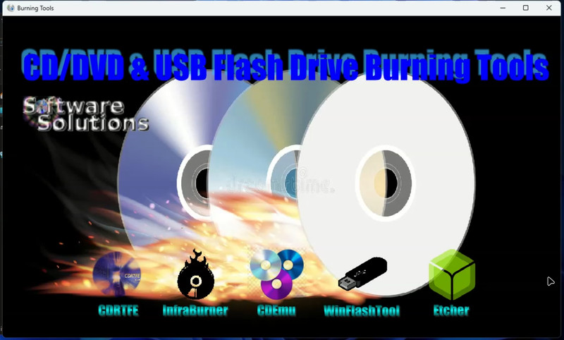 CD, DVD & USB writing/burning and ISO/IMG mounting tools collection lifetime use