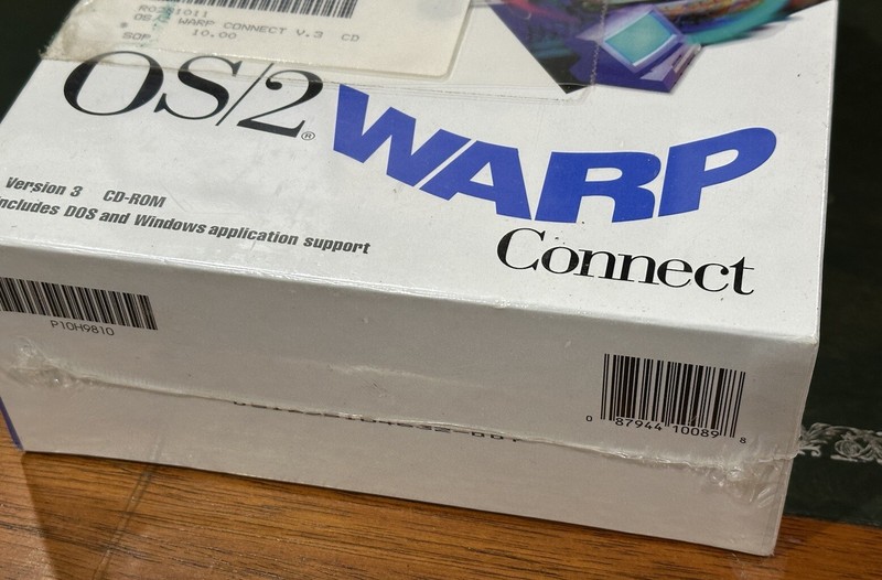 IBM OS/2 Warp Connect Version 3 CD-Rom Vintage Computer Software *New & Sealed* gallery