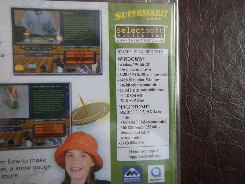 Kid Science Nature PC CD Fun Filled Experiments Kids 9 & Up Windows 98/ME/XP/Mac gallery