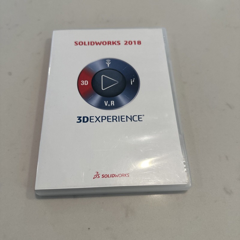 SOLIDWORKS 2018 3D Experience 2 Discs 64-bit Windows NO SERIAL/CD KEY.. CLEAN