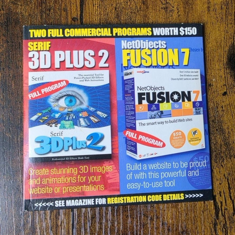 NetObjects Fusion 7 Windows CD (English) Issue 24 CD2 Commercial License