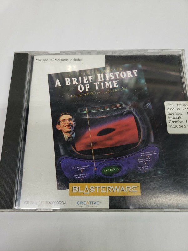 A brief History of Time Stephen W Hawking Interactive Adventure (PC Blasterware)