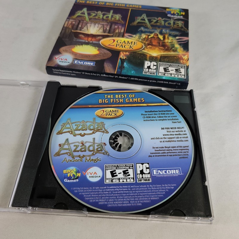 Azada 2-Pack: The best of Big Fish, PC CD-ROM Game gallery