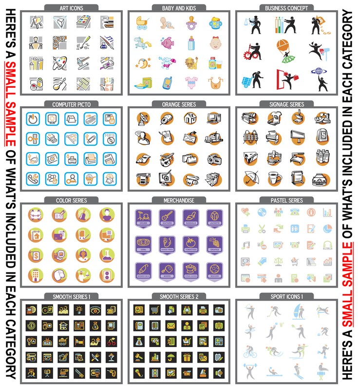ICONS +LOGOS +SYMBOLS-CLIPART IMAGES-VECTOR CLIP ART CD gallery