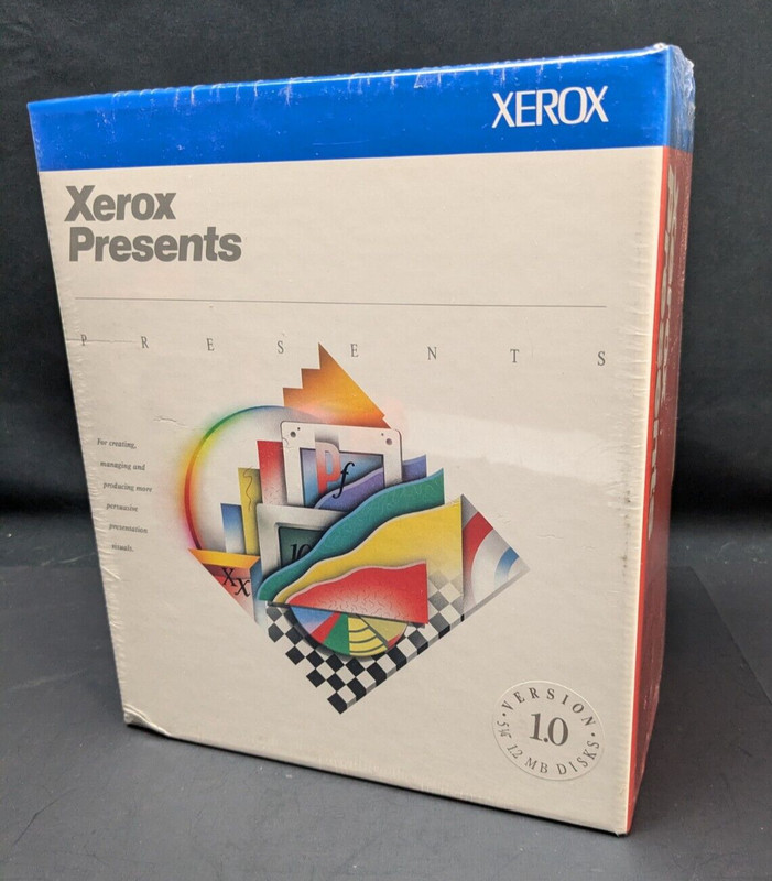 Xerox Presents, Ver 1.0, 1989 Presentation Software for IBM PC Vintage SEALED