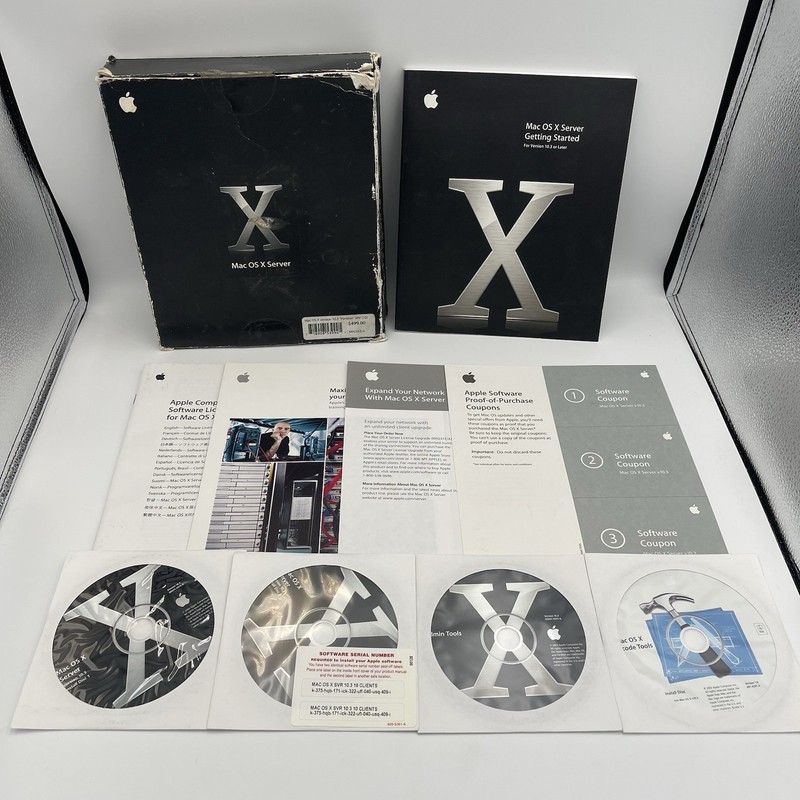 Apple Mac OS X 10.3 Panther Retail Package M9227LL/A Tools OEM