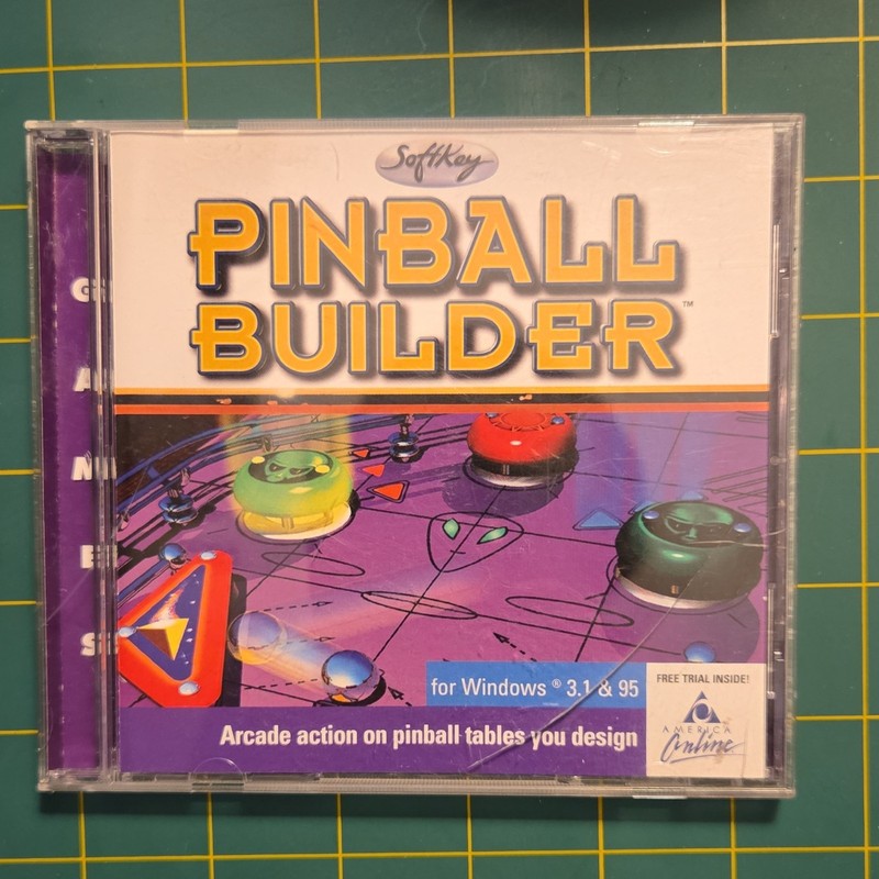 Tested / Working SoftKey Pinball Builder PC 1997