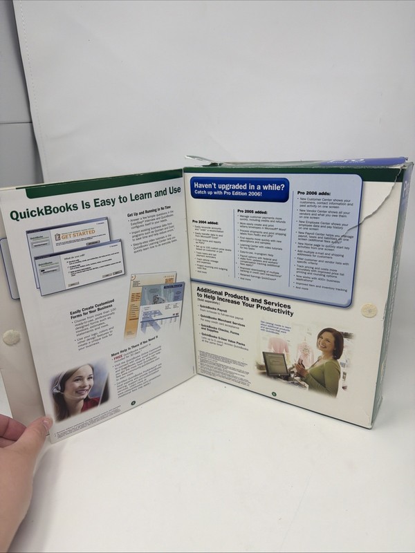 Intuit QuickBooks PRO 2006 Edition - Includes Box, Book, Disc, & Code gallery