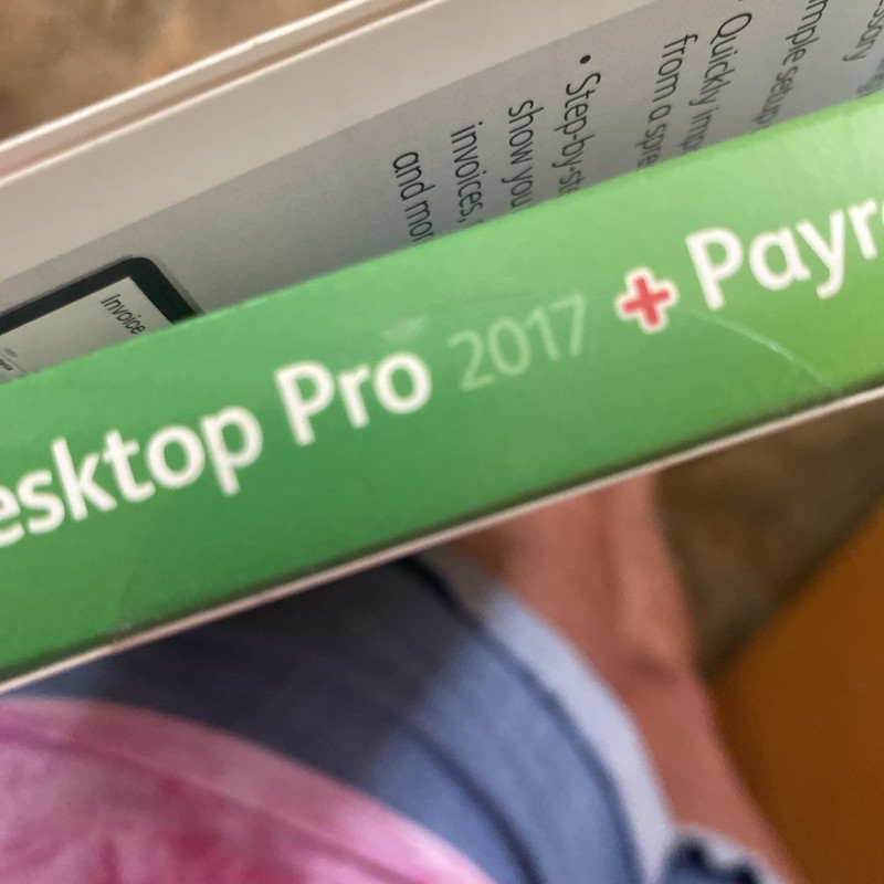 INTUIT QUICKBOOKS DESKTOP PRO 2017 W/PAYROLL ENHANCED FULL LICENSE =SEALED gallery