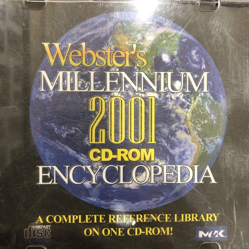 Multimedia 2000 Webster’s Millennium 2001 CD-ROM Encyclopedia