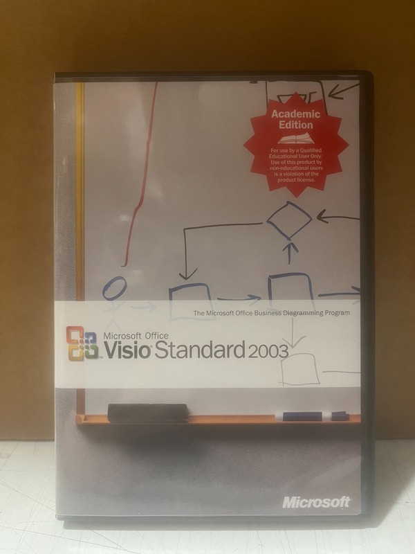 Visio Standard 2003 Microsoft Office, Academic Edition w/ Visual Diagrams Graph