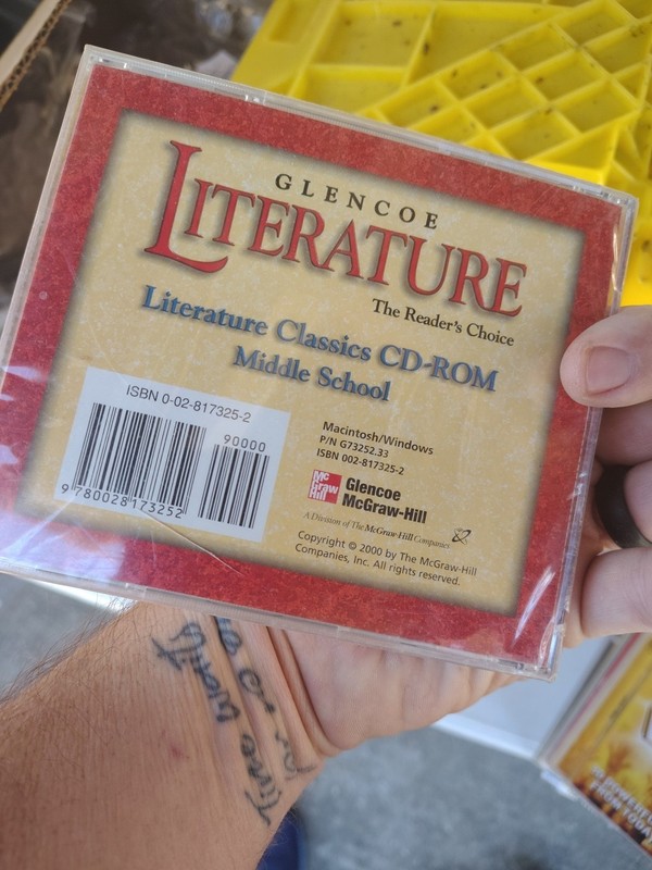 Glencoe McGraw-Hill Literature Classics CD-ROM Middle School, Brand New/Sealed! gallery