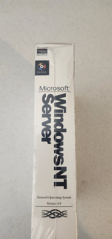 NEW - SEALED Vintage Microsoft Windows NT Server with 5 Licenses BIG BOX Edition gallery