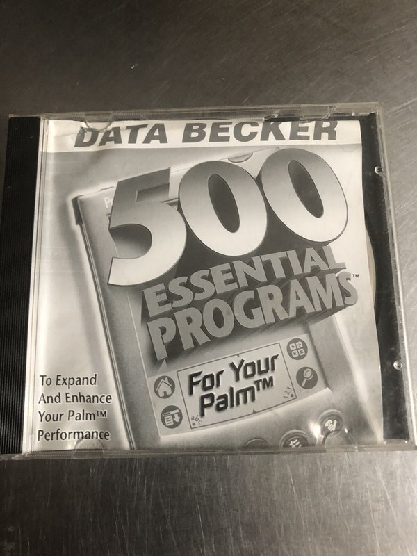 Data Becker 500 for Palm OS Computing Platform CD Rom Free USA SHIPPING