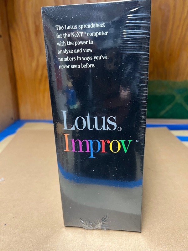 Lotus Improv For NeXT Computer Sealed un-opened gallery