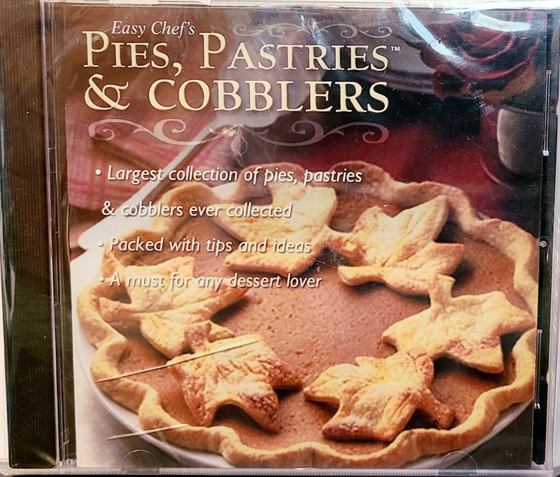 Easy Chef’s: Pies, Pastries & Cobblers PC CD-ROM for Windows