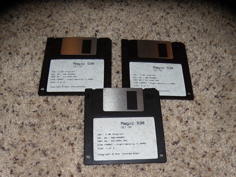 Magic S30 Set-UP Ver. 2.0 – PC 3.5″ floppy disks