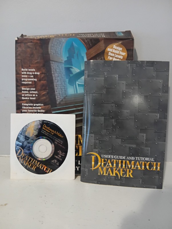 Deathmatch Maker For Quake 1 PC CD build all new levels for classic shooter game gallery