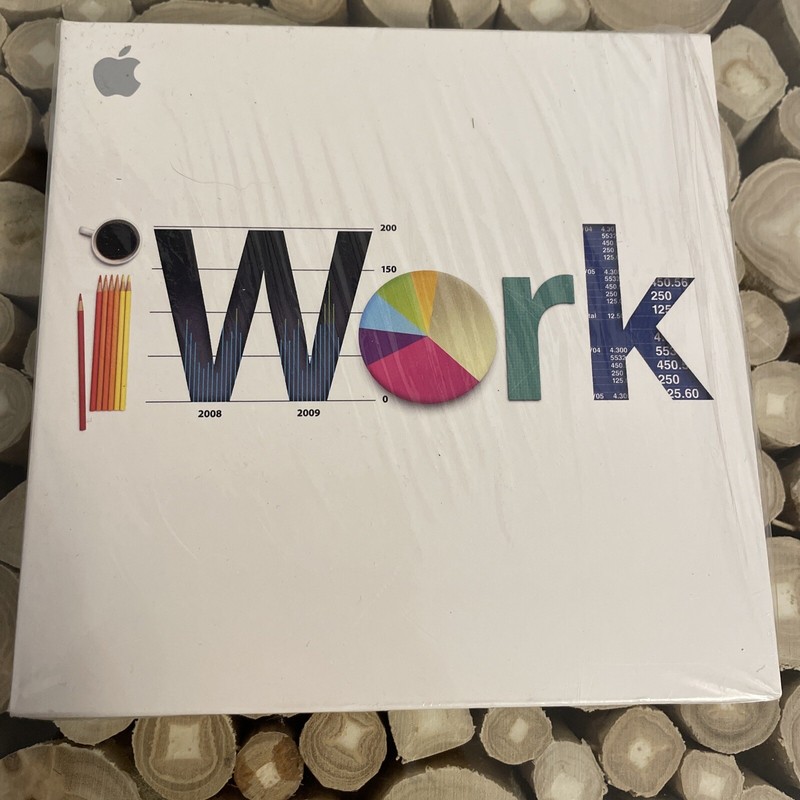 New APPLE IWORK 09 Family Pack Mac DVD-ROM v. 9.0.3 Authentic Sealed NIB $79 !