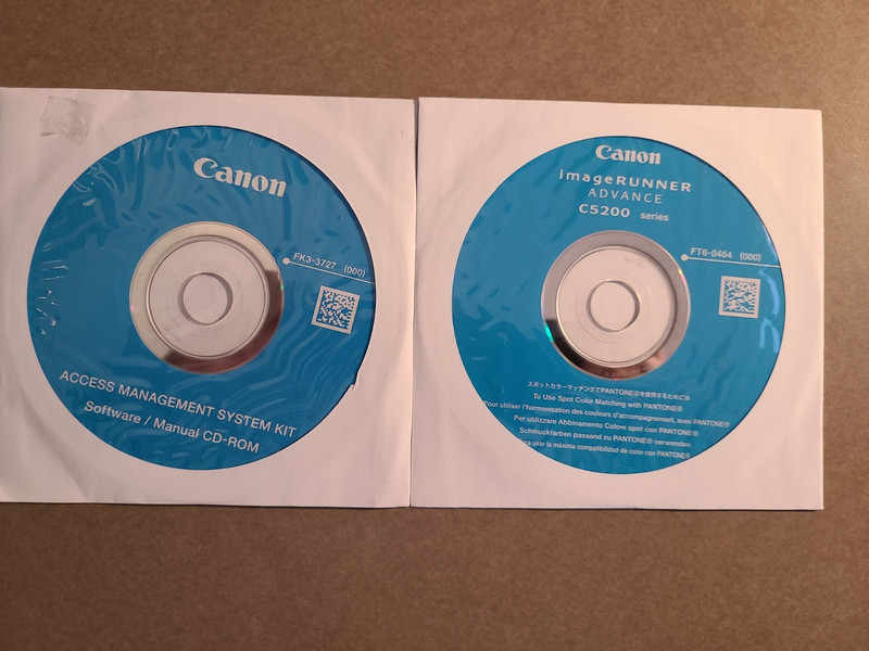 CANON ImageRunner Software CD Set – 6/7 Sealed, READ, New !!!