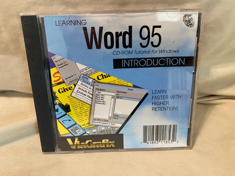 Learning Word 95 CD-ROM Tutorial Viagrafix