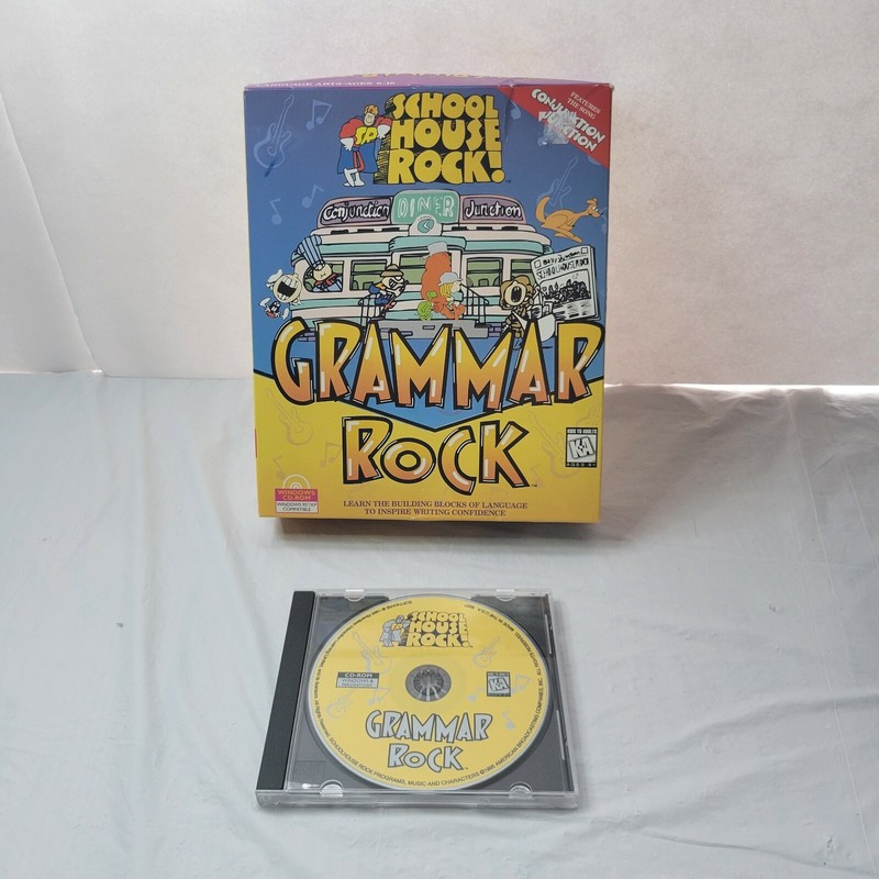 School House Rock Grammar Rock CD-ROM (Windows and Macintosh) – Very Good
