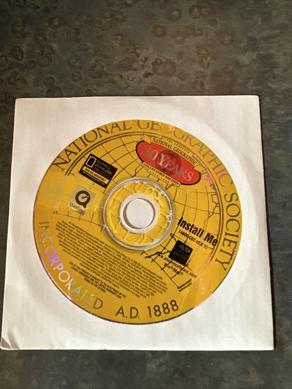 National Geographic The '70s-'80s-'90s On CD-ROM CDs Only gallery