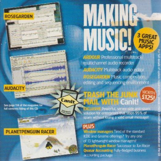 Music Technology Applications Issue 65 LINUX CD samples loops effects plug-ins +
