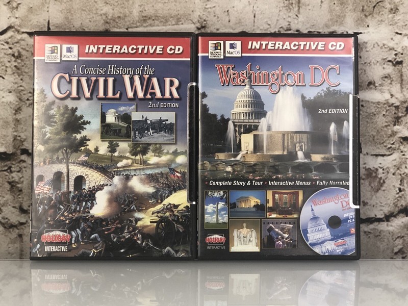 A Concise History Of The Civil War CD Rom Washington DC Interactive