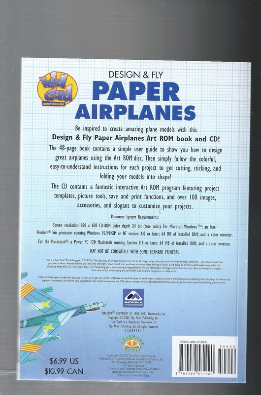 Kid Cad Design And Fly Paper Airplanes CD & Book Computer Aided Design For Kid gallery
