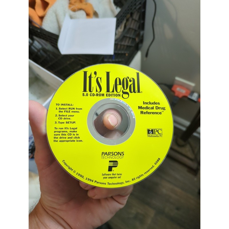It's Legal 5.0 CD-ROM Edition Disc Only gallery