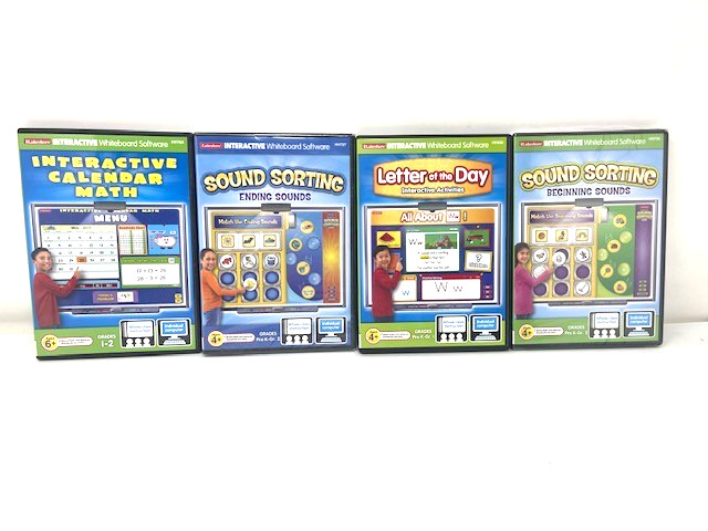Lot of 4 Lakeshore Interactive Whiteboard Software PC/MAC Pre K – Grade 2