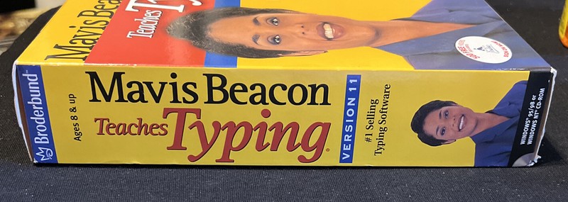 Mavis Beacon Teaches Typing Version 11 Broderbund Software Windows 95/98 Big Box gallery