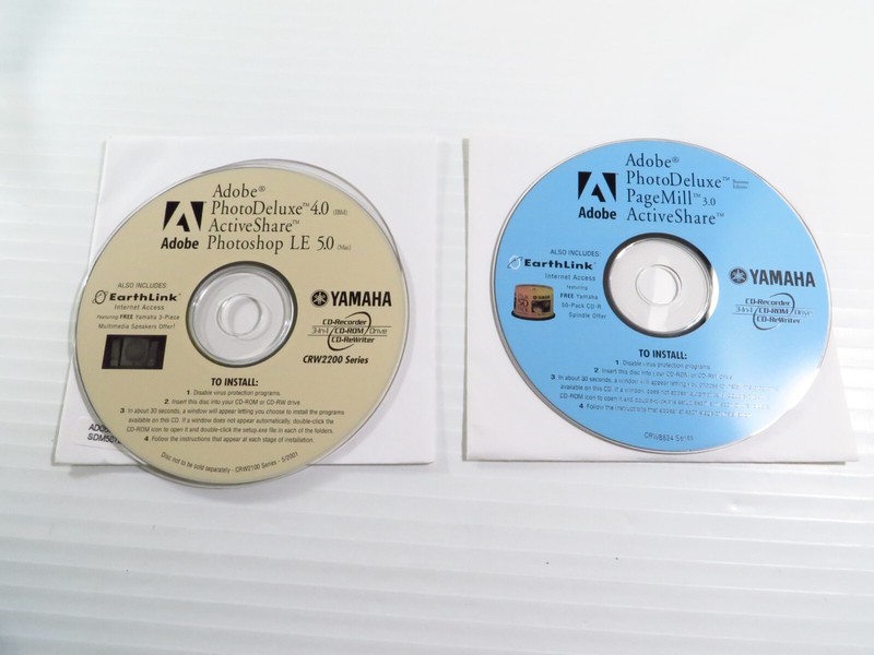 Adobe Photoshop LE Limited Edition 5.0 for Mac, PhotoDeluxe 4.0 for PC, More