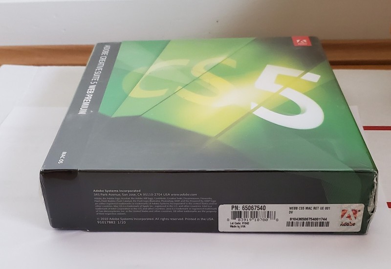New Adobe Creative Suite 5 Web Premium CS5 Mac OS Full Retail gallery