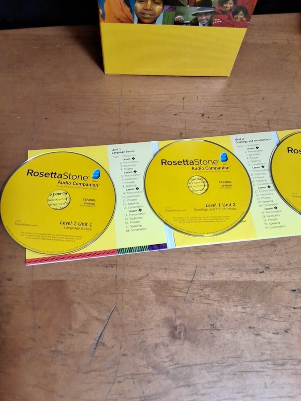 Rosetta Stone Espanol Spanish Latin America Level 1 Version 3 Headphones CDS VG gallery