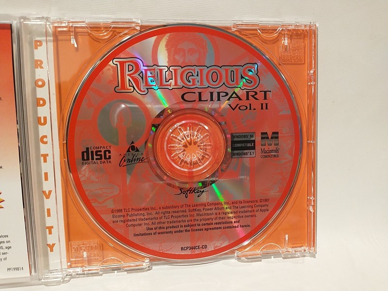 Vintage Religious Clip Art Vol II Mac CD ROM Windows 3.1 /95 and Macintosh gallery