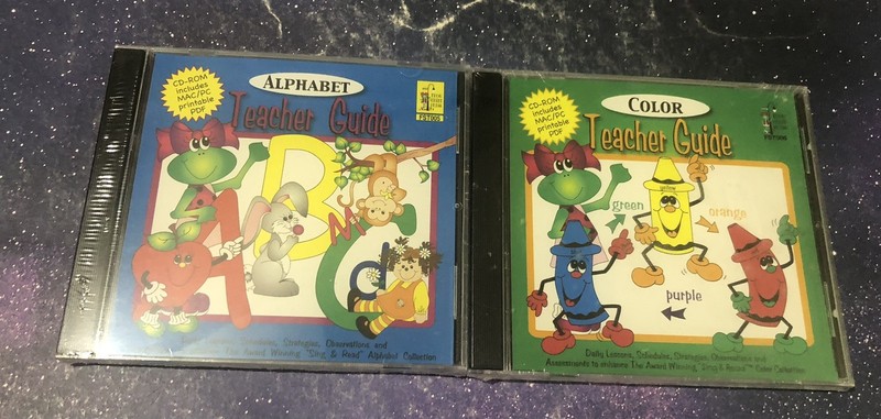 Frog Street Press Teacher Guide CDROM Lot Of 2 Alphabet Colors