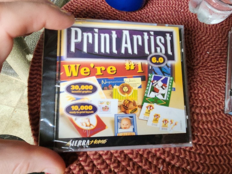 Print Artist 6.0 Sierra Home PC Computer Software 30000 Graphics 10000 Layouts