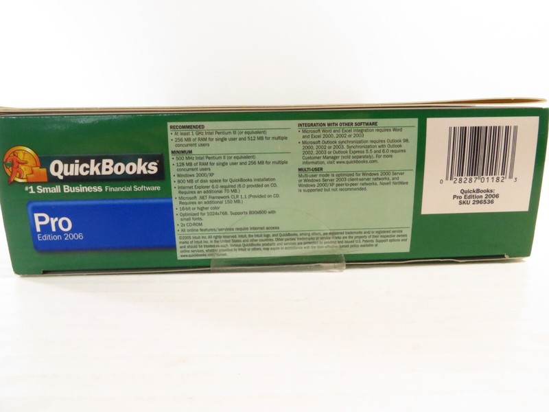 Intuit QuickBooks Pro Edition 2006 for Windows 2000/XP w/ Product Key gallery