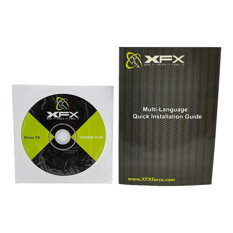 XFX DRIVER CD v.91-47 w/MULTI-LANGUAGE QUICK INSTALLATION GUIDE