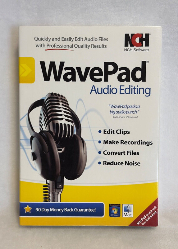 WavePad Audio Editing PC or Mac by NCH Software Edit Clips and More!!